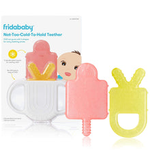 Load image into Gallery viewer, Frida Baby Not-Too-Cold-to-Hold BPA-Free Silicone Teether for Babies