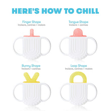 Load image into Gallery viewer, Frida Baby Not-Too-Cold-to-Hold BPA-Free Silicone Teether for Babies