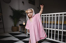 Load image into Gallery viewer, Tommee Tippee Hooded Poncho Towel 2-4 Years, Penguin, Pink