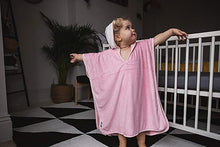 Load image into Gallery viewer, Tommee Tippee Hooded Poncho Towel 2-4 Years, Penguin, Pink