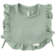 Load image into Gallery viewer, Ali+Oli Muslin Cotton Ruffle Baby Bib