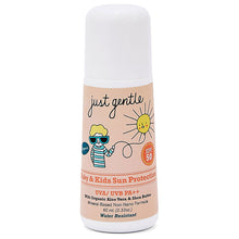 Load image into Gallery viewer, Just Gentle Organic Sunscreen 60ml - Baby Kids Sun Protection 6m+