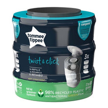 Load image into Gallery viewer, Tommee Tippee – Sangenic Nappy Disposal Refill Cassette Single (Pack of 3)