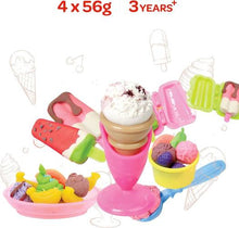 Load image into Gallery viewer, Moon Dough Creation Ice Cream Shop 4*56g 3yrs+
