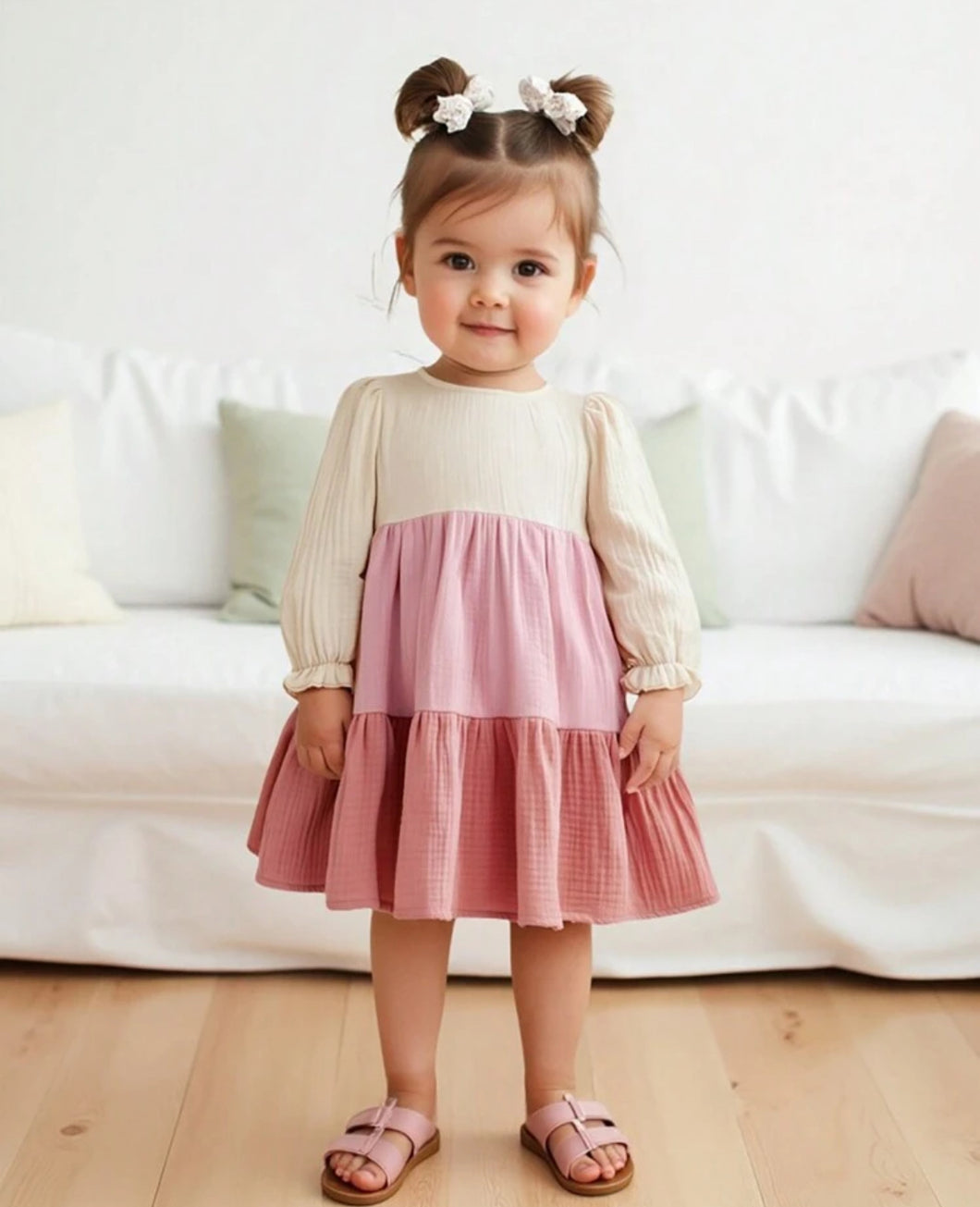 Dress with Embroidery (Different sizes)