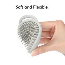 Load image into Gallery viewer, Haakaa Rainbow Silicone Shampoo Brush Grey 0m+
