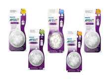 Load image into Gallery viewer, Philips AVENT Natural Response Baby Bottle Nipples All sizes 2 pcs
