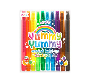 OOLY YUMMY YUMMY SCENTED TWIST-UP CRAYONS: SET OF 10