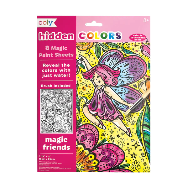 OOLY Hidden Colors Magic Paint Sheets