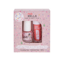 Load image into Gallery viewer, Miss Nella - Besties Duo - Itzy Glitzy Hippo + Gloss Pink
