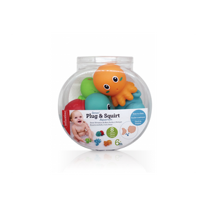 Infantino- Senso' Plug & Squirt -Multicolor 6+m