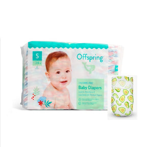 Offspring Training Diapers S Size (Tape) - 1 Pack (48pcs) 3-6kg