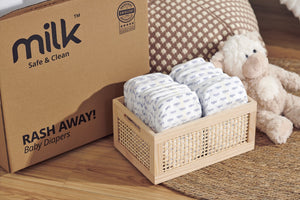 Milk Baby Diapers S Flexi Tape (4-8kg) 48 diapers