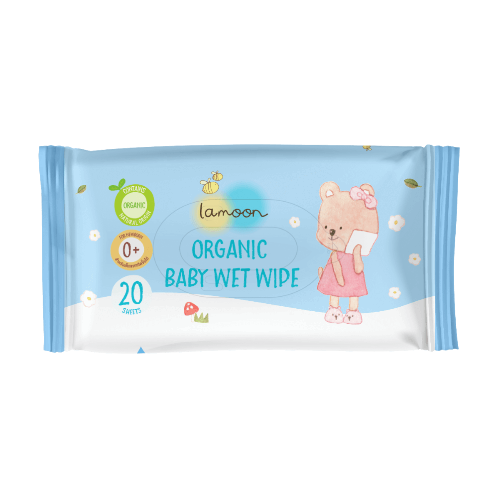 LAMOON ORGANIC BABY WET WIPE