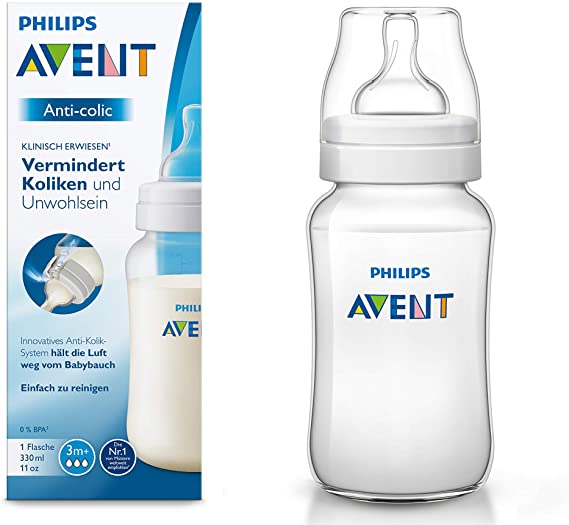 Avent Anti-colic baby bottle 330ml white +3ml