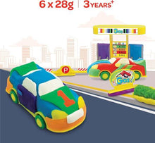 Load image into Gallery viewer, Moon Dough Creation Car Set 6*28g 3yrs+
