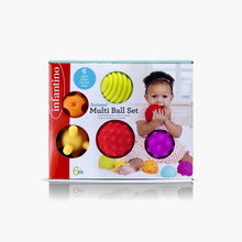 Load image into Gallery viewer, Infantino Textured Multi Ball Set 6m+
