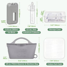 Load image into Gallery viewer, Haakaa Colostrum Essentials Pack with Ice brick + Steriliser Bag
