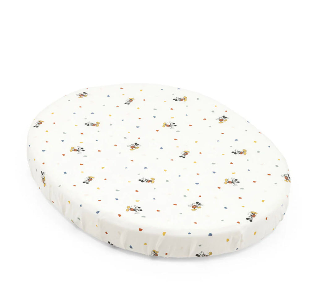 Stokke Mini / Sleepi Bed Fitted Sheet Mickey Celebratio