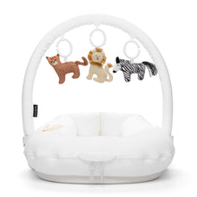 Load image into Gallery viewer, Dockatot Toy Bundle - White/Day at the Zoo
