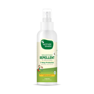 Mother Sparsh Natural Insect Repellent Spray For Babies With Camphor, Citronella & Lemongrass Oil 100ml