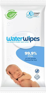 Water Wipes Fruit Extract Baby Wipes ( 28/60 Pcs)