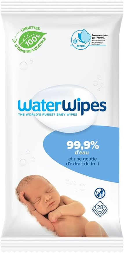 Water Wipes Fruit Extract Baby Wipes ( 28/60 Pcs)