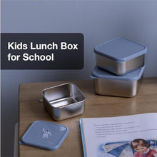 Load image into Gallery viewer, Citron- Stackable Stainless Steel Lunch Box set of 3 pcs
