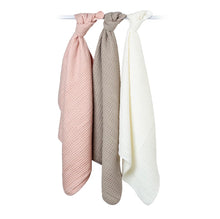 Load image into Gallery viewer, lulujo Soft Cotton Baby Blanket, Waffle Weave

