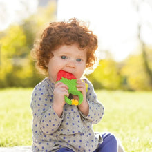 Load image into Gallery viewer, Infantino Vibrating Teether Strawberry 3m+
