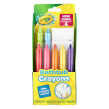 Load image into Gallery viewer, Crayola Bathtub 7 Crayons With Eraser 3m+
