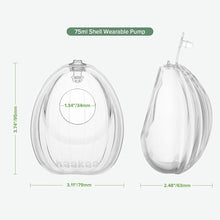 Load image into Gallery viewer, Shell wearable silicone Breast Pump Single
