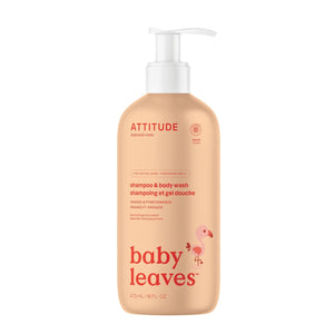 ATTITUDE 2-in-1 Shampoo and Body Wash for Baby,