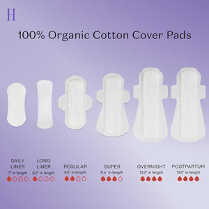 The Honey Pot Company  Herbal Postpartum Pads w/Wings
