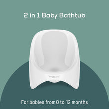 Load image into Gallery viewer, Angelcare 2-in-1 Baby Bathtub 0-12 Months
