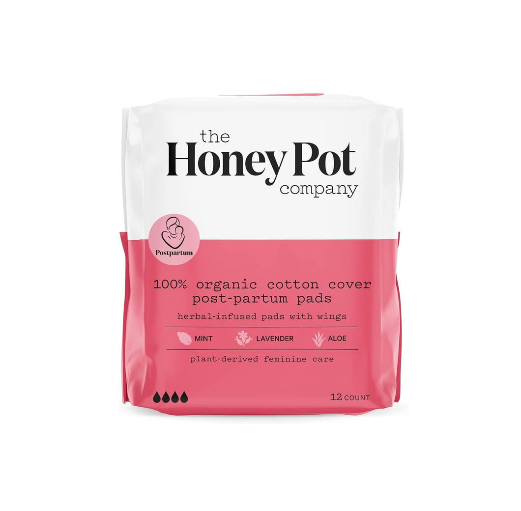 The Honey Pot Company  Herbal Postpartum Pads w/Wings
