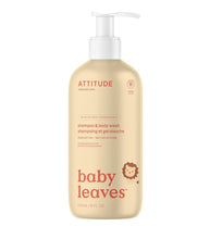 Load image into Gallery viewer, ATTITUDE 2-in-1 Shampoo and Body Wash for Baby,
