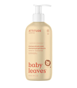 ATTITUDE 2-in-1 Shampoo and Body Wash for Baby,