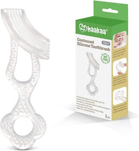 Load image into Gallery viewer, haakaa Contoured Silicone Toothbrush, Manual Training
