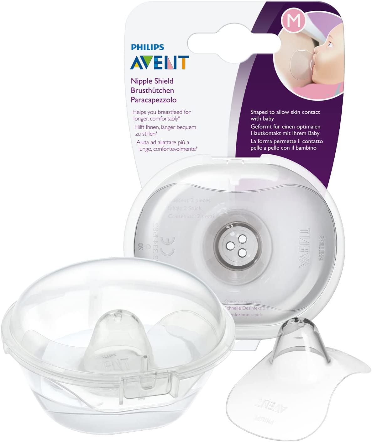 Philips Avent Nipple Shields To Support Breastfeeding Easy Latch On A Mummy And Me 