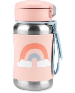 SkipHop Spark Style Stainless Steel Straw Bottle