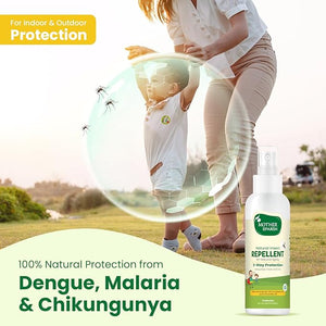 Mother Sparsh Natural Insect Repellent Spray For Babies With Camphor, Citronella & Lemongrass Oil 100ml