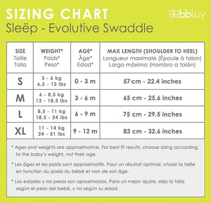 bbluv Sleep convertible 3in1 swaddle