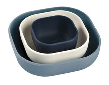 Load image into Gallery viewer, beaba silicon 3 piece nesting bowl set

