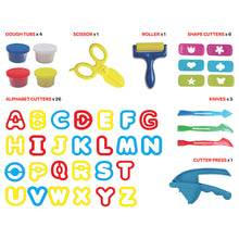 Load image into Gallery viewer, Moon Creation Alphabet Cutter Set 4*56g 3yrs+
