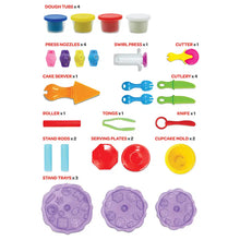 Load image into Gallery viewer, Moon Dough Creation Cup Cake Tower 4*56g 3yrs+
