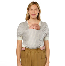 Load image into Gallery viewer, Ergobaby Aura Baby Carrier Wrap  Grey Stripes
