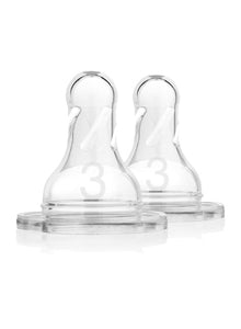Dr Brown’s Anti Colic Nipple 6m+ Level 3 Medium-Fast Flow 2pc