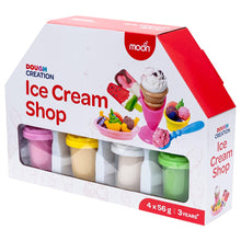 Load image into Gallery viewer, Moon Dough Creation Ice Cream Shop 4*56g 3yrs+
