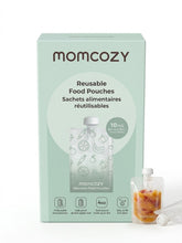Load image into Gallery viewer, Momcozy Reusable Food Pouches 10pcs 4oz
